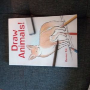 DRAW ANIMALS! Paperback Book Damien Toll 64 Pages New